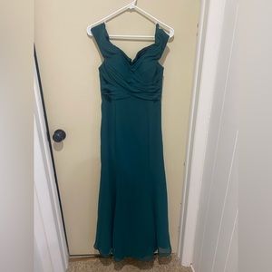 Azazie - Emerald Green, Lecia Bridesmaid dress.